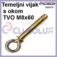 Bolzenanker TVO M 8x60 mit auge (ring)